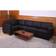 MCW Moncalieri Black Sofa 195cm 5-Sitzer