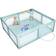 Costway Large Infant Baby Playpen Safety Play Center Yard with 50 Ocean Balls