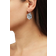 Dyrberg/Kern Como Earrings - Silver/Transparent