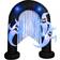 Gemmy Inflatable Decorations Ghost Archway with Flickering Black Lights