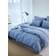 Høie of Scandinavia High Bedding Set Dynetrekk Blå (220x200cm)