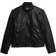 Superdry Leather Racer Jacket - Cow Indie Black