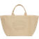 Ganni Oversized Tote Bag - Almond Milk
