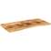 vidaXL Curve Light Brown Bordsskiva 60x120cm