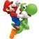 RoomMates Yoshi og Mario Wallstickers