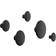 Muuto The Dots Black Appendiabiti 17cm 5pcs