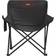 vidaXL Camping Chairs with Pocket Foldable 2 pcs Black