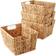 Casafield Water Hyacinth Natural Basket 30.5cm 4pcs