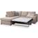 Roseland Furniture Ashow Beige Sofa 252cm 3 Seater