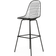 Vitra Wire High Black Barstol 123.5cm