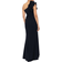 Xscape Ivy One Shoulder Ruffle Scuba Crepe Dress - Black