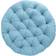 Sorra Home Round Papasan Chair Cushions Blue (121.9x121.9)