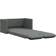 vidaXL Sleeping Function Dark Grey Sofá 112cm Sofá 2 Plazas