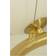 Aneta Molekyl Round Matt Brass/Opal White Pendellampa 50cm