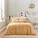 Dunelm Emerson Waffle Duvet Cover Brown (200x135cm)