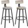 Williston Forge Shakir Grey Bar Stool 99cm 2pcs