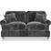 Roseland Furniture Alfie Charcoal Sofa 161cm 2 Seater