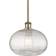 Innovations Lighting Ithaca Antique Brass/Clear Pendant Lamp 10"