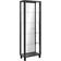 Carryhome Virtine Black Glass Cabinet 33x189cm