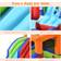 Gymax Waterslide 6 in 1 Pirate Ship Bounce House with Climbing Wall