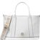 Michael Kors Luisa Medium Pebbled Leather Tote - Optic White