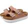 Birkenstock Arizona PAP Flex Platform Nubuk Leather - Soft Pink