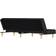 vidaXL 351902 Black Soffa 200cm 2-sits