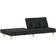 vidaXL 351902 Black Sofa 200cm 2 Seater