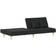 vidaXL 351902 Black Soffa 200cm 2-sits