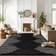 World Rug Gallery Bohemian Black 40x60"