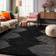 World Rug Gallery Bohemian Black 40x60"