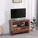 HMD Corner Unit Rustic Brown TV Bench 85x58cm