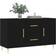 vidaXL Modern for Living Room and Bedroom Black Aparador 100x60cm