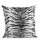 Plutus Brands Zebra Animal Complete Decoration Pillows White, Black (45.7x45.7cm)