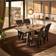 tectake Luxury Antique Brown Køkkenstol 106cm 6stk