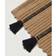 Broste Copenhagen Ezra Natur, Svart 70x140cm