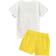 Shein TOM & JERRY X SHEIN Young Boy Cartoon Graphic Tee With Track Shorts