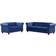 House of Hampton Abdulhameed Light Blue Sofa 82" 2 5 Seater