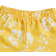 Shein Baby Girls' Cute Casual Cartoon Print Short Sleeve Top And Floral Shorts Set