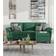 Wade Logan Ashleh Green Sofa 79.1" 3 Seater