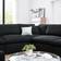 modway Commix Black Sofa 159" 8pcs