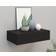 vidaXL 330243 Black Væghylde 40cm