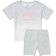 Under Armour Girl's Fade T-shirt/Shorts Set - Grey