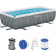 Bestway Power Steel Frame Rectangular Pool Set 4.04x2.01x1m