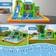 FBSPORT 9 in 1 Bounce House Water Slide