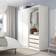 IKEA PAX/VIKANES White Garderob 175x201.2cm