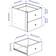 IKEA KALLAX White Förvaringsskåp 33x33cm