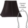 Springcrest Square Curved Bavarian Black Small Shade 11"