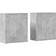 vidaXL Engineered Wood Concrete Gray Skænk 60x70cm 2stk