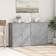 vidaXL Engineered Wood Concrete Gray Skænk 60x70cm 2stk